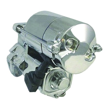 Wai Global Starter, STRND OSGR CHROME, 14kW12 Volt, CW, Chrome, 18Tooth Pinion 17629CN